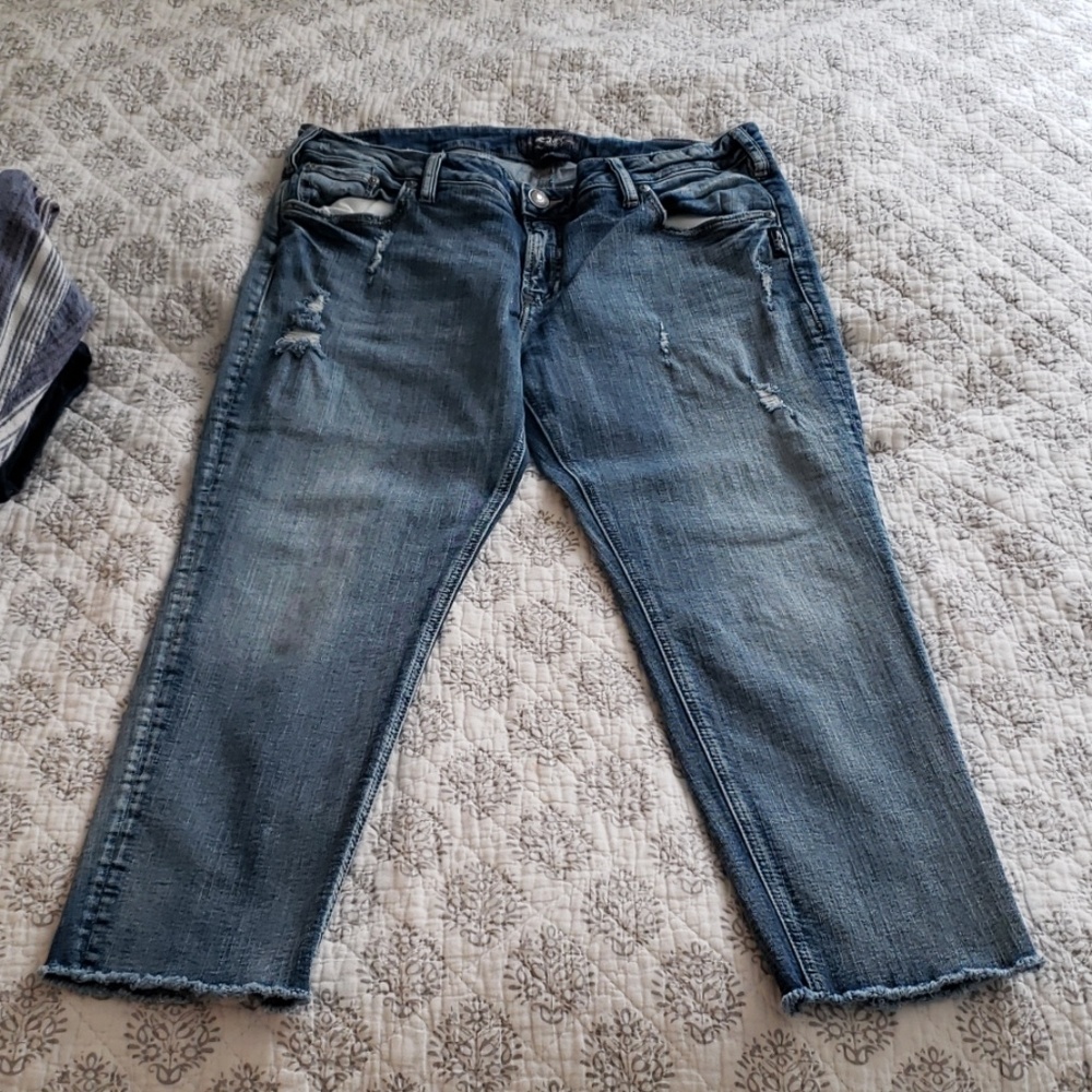 Silver Sam Capris